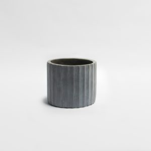 Mini Vaso Cerâmica Prata 5