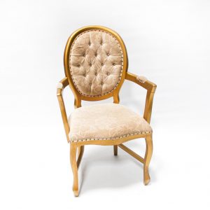 Cadeira Dior Dourada 4