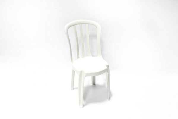 Cadeira PVC Branca sem braço 1