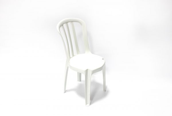 Cadeira PVC Branca sem braço 2
