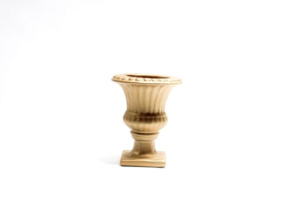 Mini Vaso Cerâmica Dourado 1